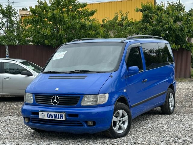 Синий Мерседес Вито, объемом двигателя 2.3 л и пробегом 261 тыс. км за 3700 $, фото 1 на Automoto.ua