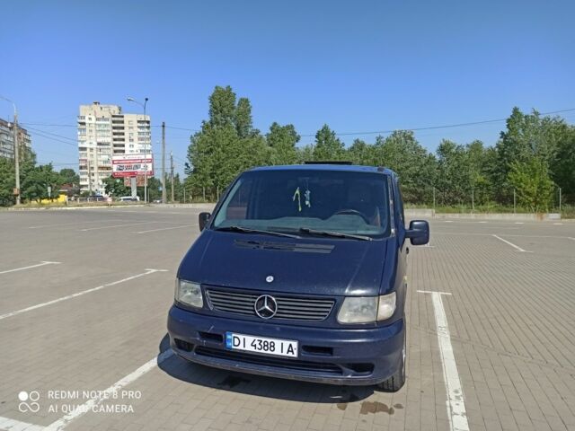 Синий Мерседес Вито, объемом двигателя 2.1 л и пробегом 3 тыс. км за 4000 $, фото 1 на Automoto.ua