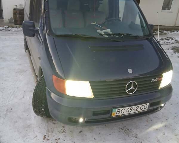 Синий Мерседес Вито, объемом двигателя 2.15 л и пробегом 340 тыс. км за 3800 $, фото 1 на Automoto.ua