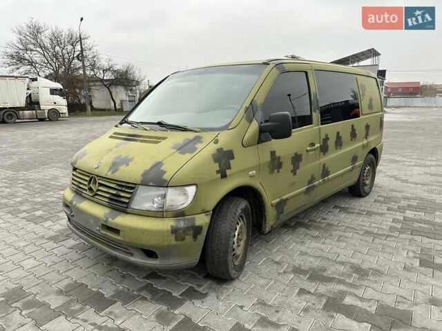 Синий Мерседес Вито, объемом двигателя 2.2 л и пробегом 420 тыс. км за 3000 $, фото 1 на Automoto.ua