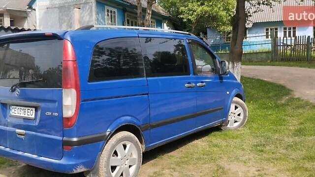 Синий Мерседес Вито, объемом двигателя 2.15 л и пробегом 320 тыс. км за 5000 $, фото 1 на Automoto.ua