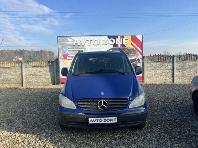 Синий Мерседес Вито, объемом двигателя 2.2 л и пробегом 299 тыс. км за 6999 $, фото 1 на Automoto.ua