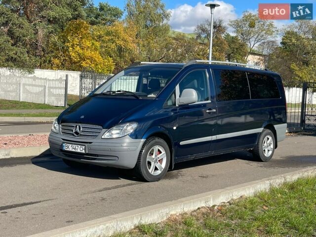 Синий Мерседес Вито, объемом двигателя 2.15 л и пробегом 428 тыс. км за 7950 $, фото 1 на Automoto.ua