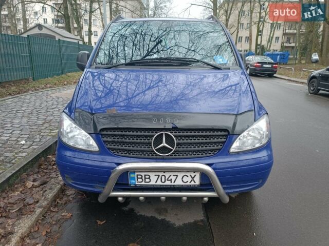 Синий Мерседес Вито, объемом двигателя 2.15 л и пробегом 391 тыс. км за 8500 $, фото 1 на Automoto.ua