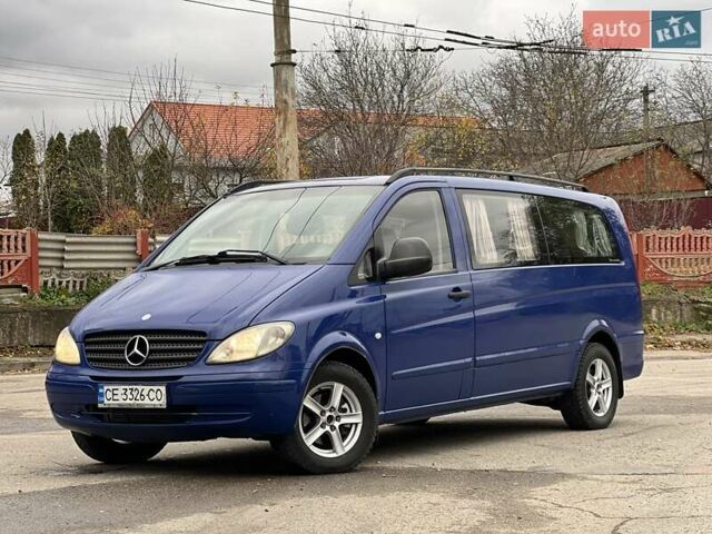 Синий Мерседес Вито, объемом двигателя 2.15 л и пробегом 400 тыс. км за 5950 $, фото 1 на Automoto.ua