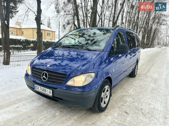 Синий Мерседес Вито, объемом двигателя 2.15 л и пробегом 410 тыс. км за 6650 $, фото 1 на Automoto.ua
