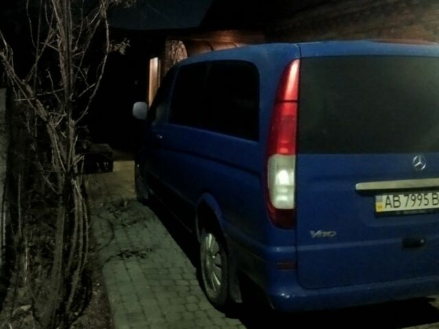 Синий Мерседес Вито, объемом двигателя 2.2 л и пробегом 296 тыс. км за 4800 $, фото 1 на Automoto.ua