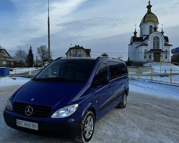 Синий Мерседес Вито, объемом двигателя 2.15 л и пробегом 390 тыс. км за 6700 $, фото 1 на Automoto.ua