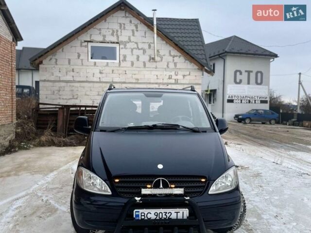 Синий Мерседес Вито, объемом двигателя 2.2 л и пробегом 286 тыс. км за 5800 $, фото 1 на Automoto.ua