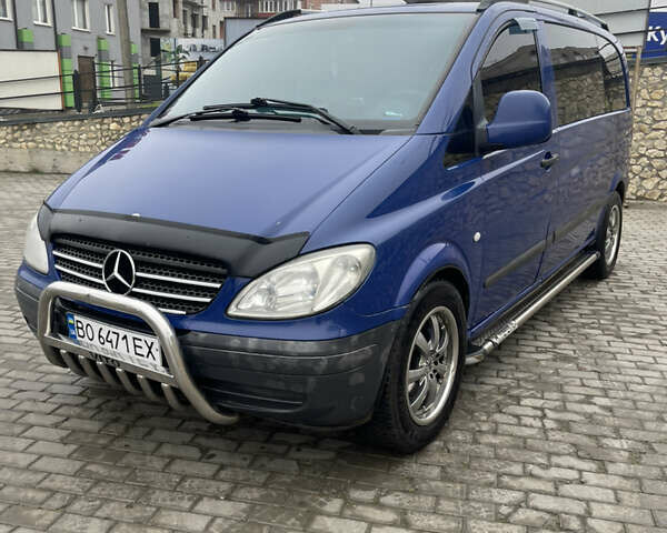 Синий Мерседес Вито, объемом двигателя 2.15 л и пробегом 406 тыс. км за 5400 $, фото 1 на Automoto.ua