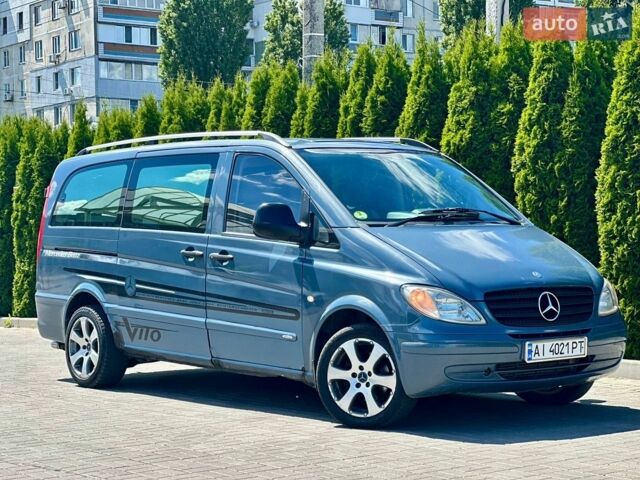 Синий Мерседес Вито, объемом двигателя 2.15 л и пробегом 380 тыс. км за 5499 $, фото 1 на Automoto.ua