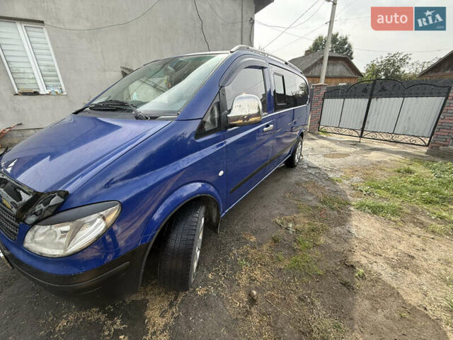 Синий Мерседес Вито, объемом двигателя 2.15 л и пробегом 408 тыс. км за 7000 $, фото 1 на Automoto.ua