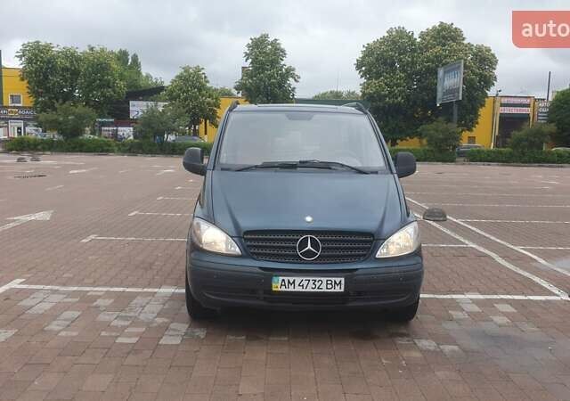 Синий Мерседес Вито, объемом двигателя 2.15 л и пробегом 410 тыс. км за 7200 $, фото 1 на Automoto.ua