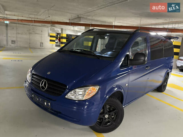Синий Мерседес Вито, объемом двигателя 2.2 л и пробегом 309 тыс. км за 4800 $, фото 1 на Automoto.ua
