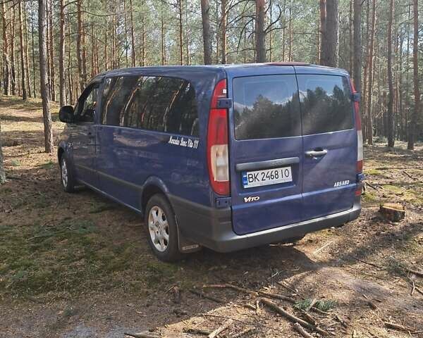 Синий Мерседес Вито, объемом двигателя 2.15 л и пробегом 390 тыс. км за 6500 $, фото 1 на Automoto.ua
