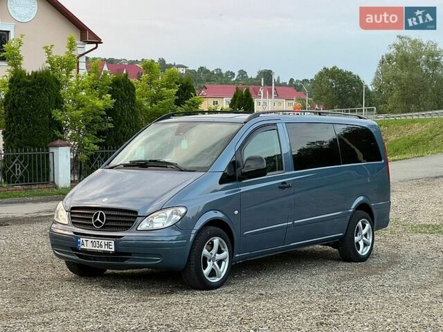 Синий Мерседес Вито, объемом двигателя 2.2 л и пробегом 430 тыс. км за 8700 $, фото 1 на Automoto.ua