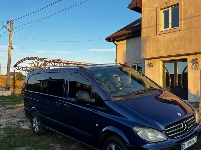 Синий Мерседес Вито, объемом двигателя 2.15 л и пробегом 378 тыс. км за 7500 $, фото 1 на Automoto.ua