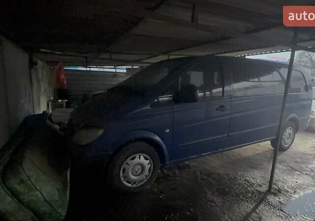 Синий Мерседес Вито, объемом двигателя 2.15 л и пробегом 297 тыс. км за 6500 $, фото 1 на Automoto.ua