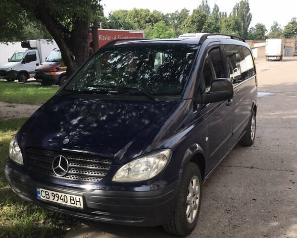 Синий Мерседес Вито, объемом двигателя 2.15 л и пробегом 400 тыс. км за 7800 $, фото 1 на Automoto.ua