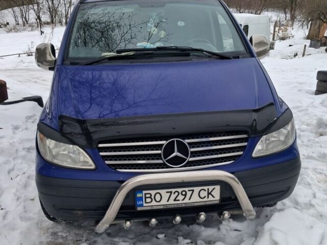 Синий Мерседес Вито, объемом двигателя 2.1 л и пробегом 500 тыс. км за 7200 $, фото 1 на Automoto.ua