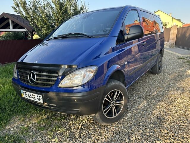 Синий Мерседес Вито, объемом двигателя 2.2 л и пробегом 230 тыс. км за 11400 $, фото 1 на Automoto.ua