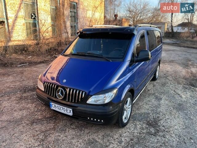Синий Мерседес Вито, объемом двигателя 2.15 л и пробегом 400 тыс. км за 11000 $, фото 1 на Automoto.ua