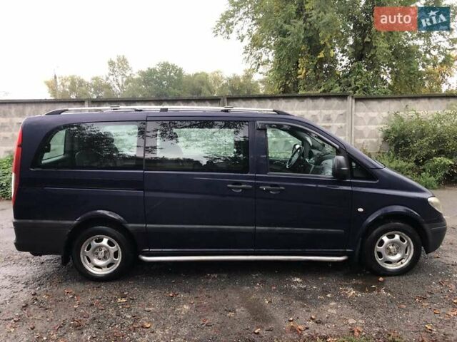 Синий Мерседес Вито, объемом двигателя 2.15 л и пробегом 414 тыс. км за 10500 $, фото 1 на Automoto.ua