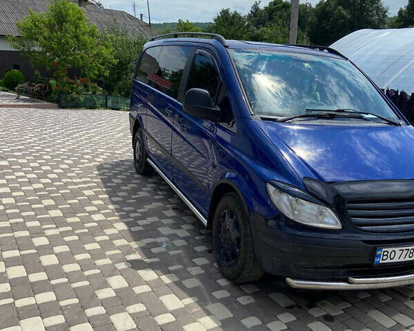 Синий Мерседес Вито, объемом двигателя 2.15 л и пробегом 490 тыс. км за 8800 $, фото 1 на Automoto.ua