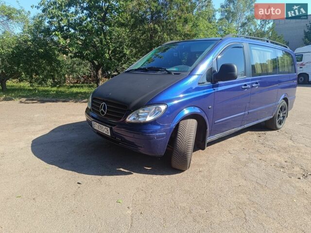 Синий Мерседес Вито, объемом двигателя 2.15 л и пробегом 371 тыс. км за 9100 $, фото 1 на Automoto.ua