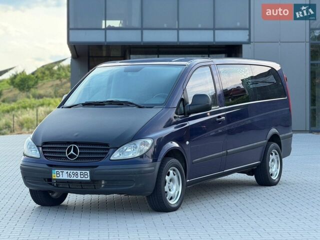 Синий Мерседес Вито, объемом двигателя 2.15 л и пробегом 456 тыс. км за 6650 $, фото 1 на Automoto.ua