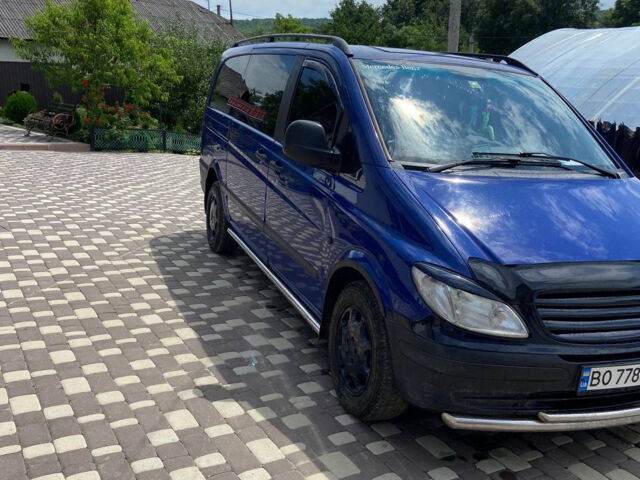 Синий Мерседес Вито, объемом двигателя 2.15 л и пробегом 490 тыс. км за 8800 $, фото 1 на Automoto.ua