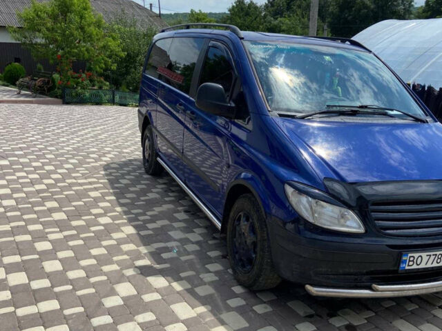 Синий Мерседес Вито, объемом двигателя 2.15 л и пробегом 490 тыс. км за 8800 $, фото 1 на Automoto.ua