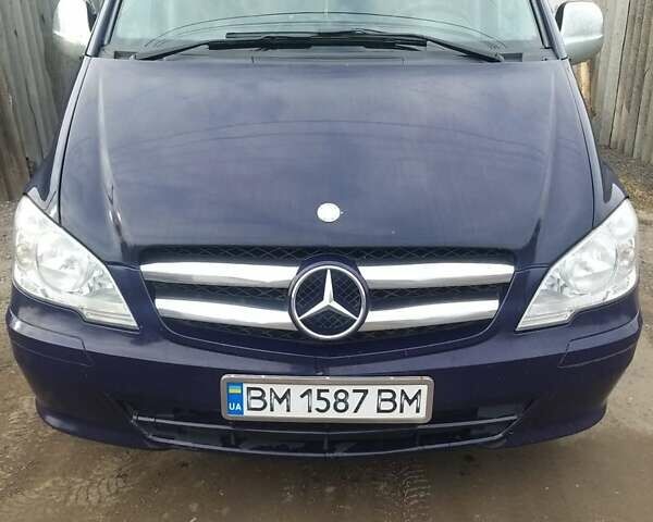 Синий Мерседес Вито, объемом двигателя 2.15 л и пробегом 327 тыс. км за 8900 $, фото 1 на Automoto.ua