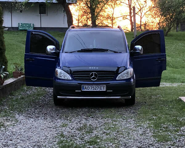 Синій Мерседес Віто, об'ємом двигуна 2.2 л та пробігом 281 тис. км за 10500 $, фото 1 на Automoto.ua