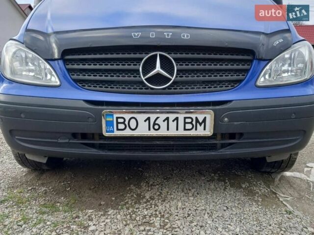 Синий Мерседес Вито, объемом двигателя 2.15 л и пробегом 260 тыс. км за 10500 $, фото 1 на Automoto.ua