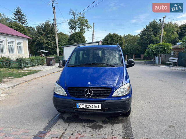 Синий Мерседес Вито, объемом двигателя 2.15 л и пробегом 312 тыс. км за 10700 $, фото 1 на Automoto.ua