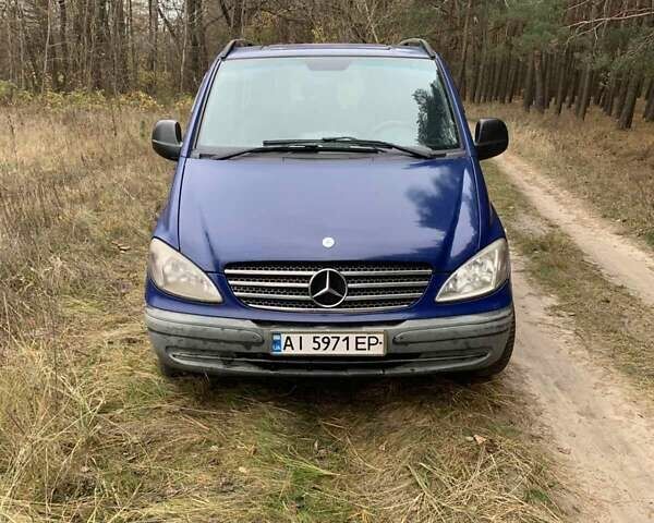 Синий Мерседес Вито, объемом двигателя 2.15 л и пробегом 412 тыс. км за 8700 $, фото 1 на Automoto.ua