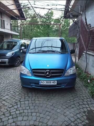 Синий Мерседес Вито, объемом двигателя 2.14 л и пробегом 320 тыс. км за 13100 $, фото 1 на Automoto.ua