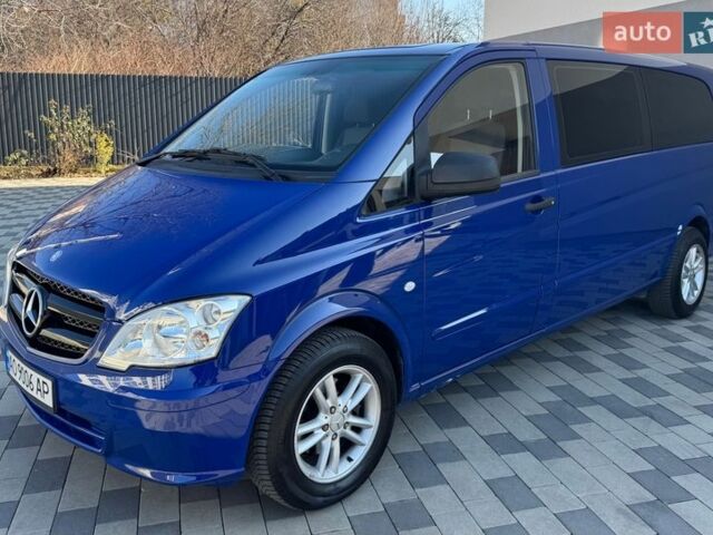 Синий Мерседес Вито, объемом двигателя 2.14 л и пробегом 290 тыс. км за 15500 $, фото 1 на Automoto.ua