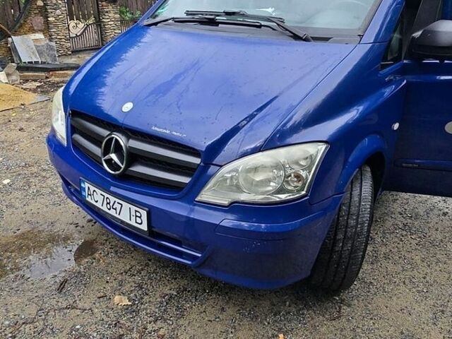 Синий Мерседес Вито, объемом двигателя 2.14 л и пробегом 536 тыс. км за 11000 $, фото 1 на Automoto.ua