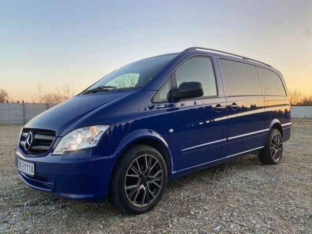 Синій Мерседес Віто, об'ємом двигуна 3 л та пробігом 222 тис. км за 8900 $, фото 1 на Automoto.ua