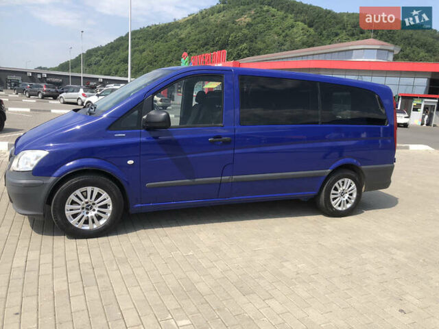 Синий Мерседес Вито, объемом двигателя 2.2 л и пробегом 386 тыс. км за 7000 $, фото 1 на Automoto.ua