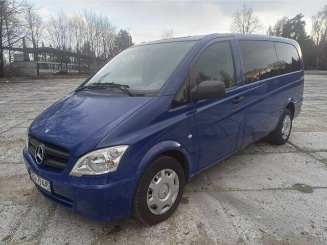 Синий Мерседес Вито, объемом двигателя 2.1 л и пробегом 236 тыс. км за 4500 $, фото 1 на Automoto.ua
