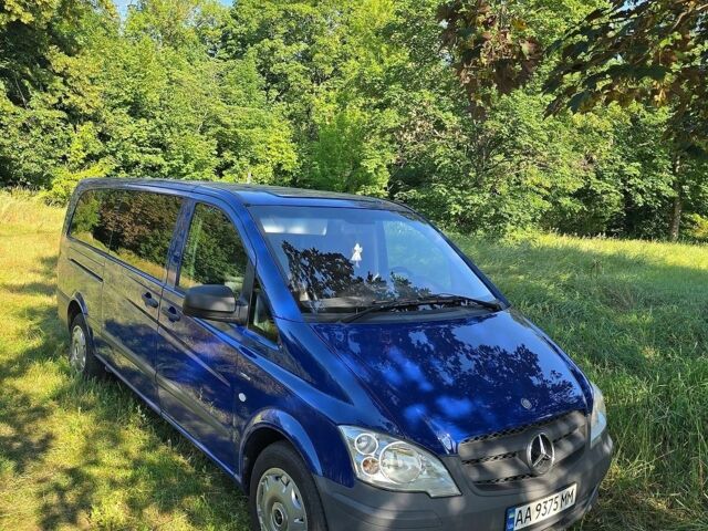 Синий Мерседес Вито, объемом двигателя 2.1 л и пробегом 349 тыс. км за 16500 $, фото 1 на Automoto.ua