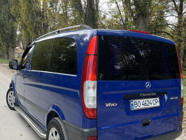 Синий Мерседес Вито, объемом двигателя 2.1 л и пробегом 270 тыс. км за 6600 $, фото 1 на Automoto.ua