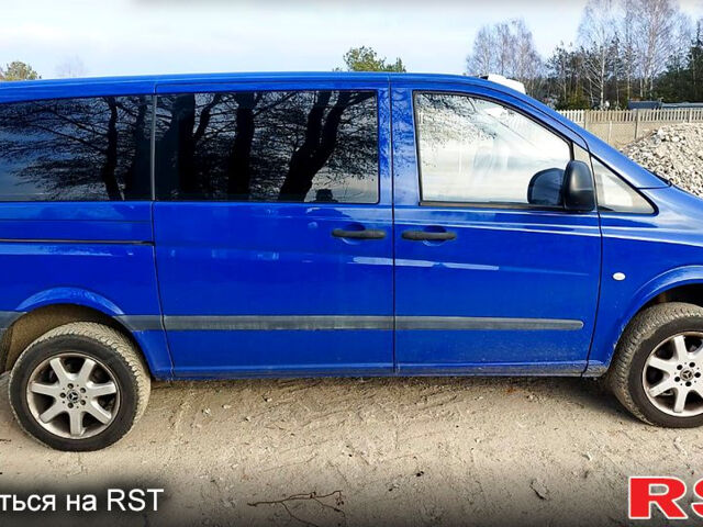 Синий Мерседес Вито, объемом двигателя 2.1 л и пробегом 125 тыс. км за 8100 $, фото 1 на Automoto.ua