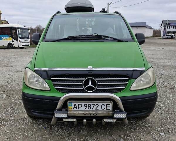 Зеленый Мерседес Вито, объемом двигателя 2.15 л и пробегом 296 тыс. км за 6200 $, фото 1 на Automoto.ua