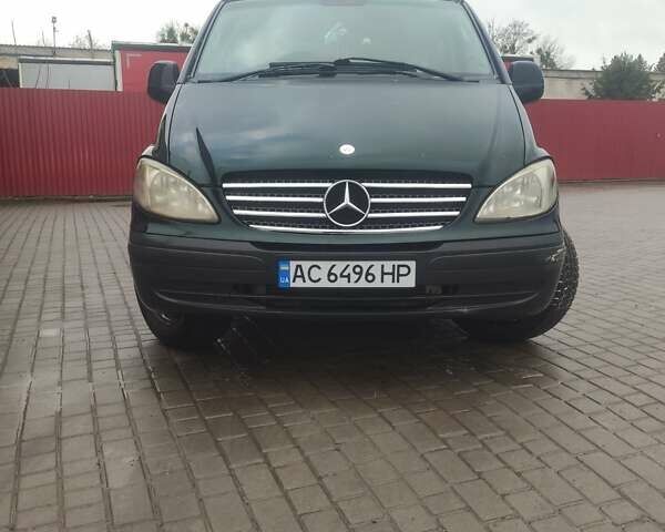 Зеленый Мерседес Вито, объемом двигателя 2.2 л и пробегом 400 тыс. км за 5800 $, фото 1 на Automoto.ua