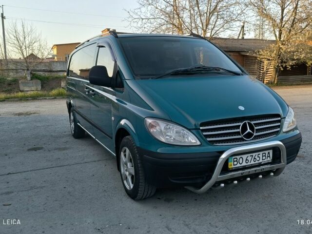 Зелений Мерседес Віто, об'ємом двигуна 2.2 л та пробігом 378 тис. км за 7427 $, фото 1 на Automoto.ua