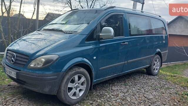 Зеленый Мерседес Вито, объемом двигателя 2.2 л и пробегом 300 тыс. км за 4900 $, фото 1 на Automoto.ua